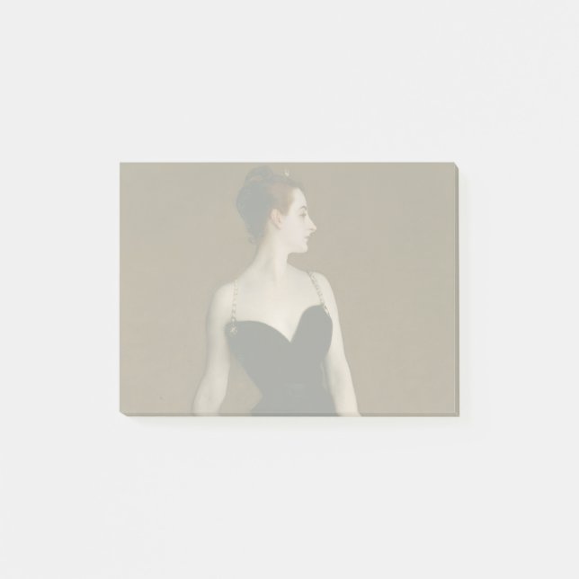 John Singer Sargent Madame X Portrait Moody Post-it Notes (Front)