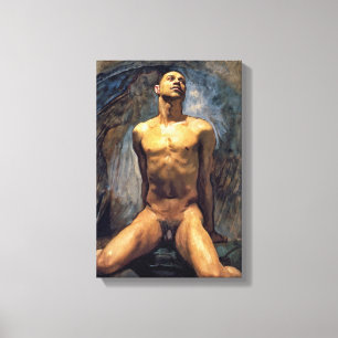 John Singer Sargent - Male Study Canvas Print