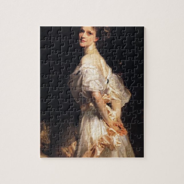 John Singer Sargent - Nancy Astor - Fine Art Jigsaw Puzzle (Vertical)
