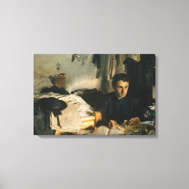 John Singer Sargent - Padre Sebastiano Canvas Print (Front)