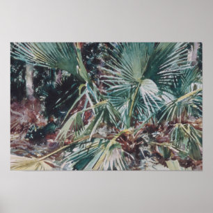 John Singer Sargent - Palmettos Poster