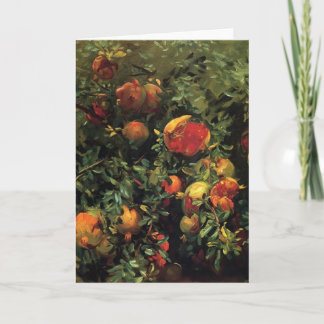 John Singer Sargent- Pomegranates, Majorca Card