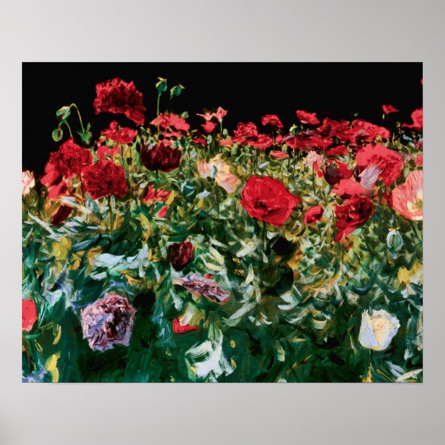 John Singer Sargent Poppies Fine Art Poster (Front)