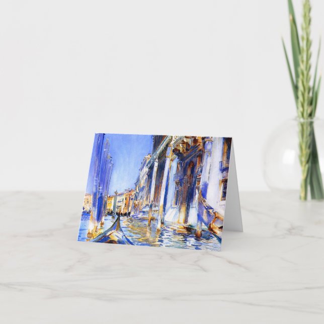 John Singer Sargent Rio dell’Angelo Venice Card (Front)