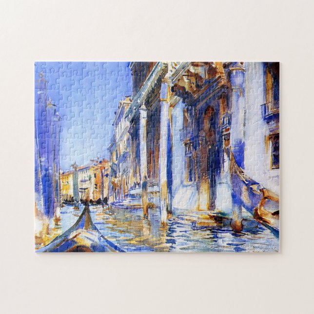 John Singer Sargent Rio dell’Angelo Venice Jigsaw Puzzle (Horizontal)
