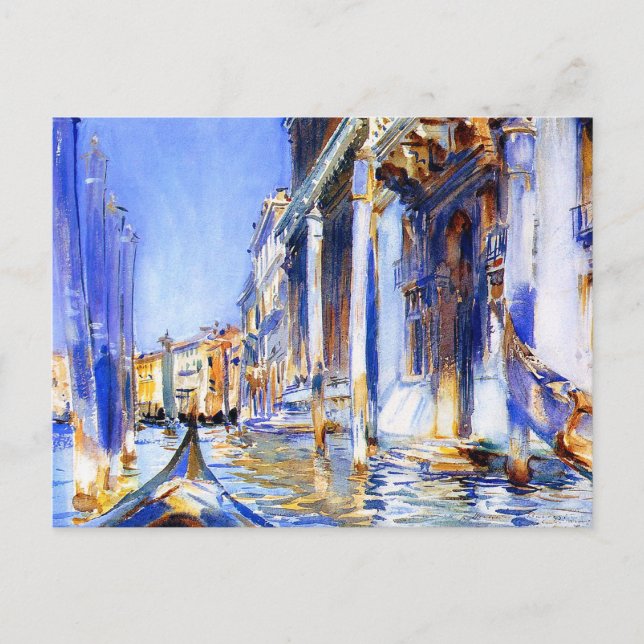 John Singer Sargent Rio dell’Angelo Venice Postcard (Front)