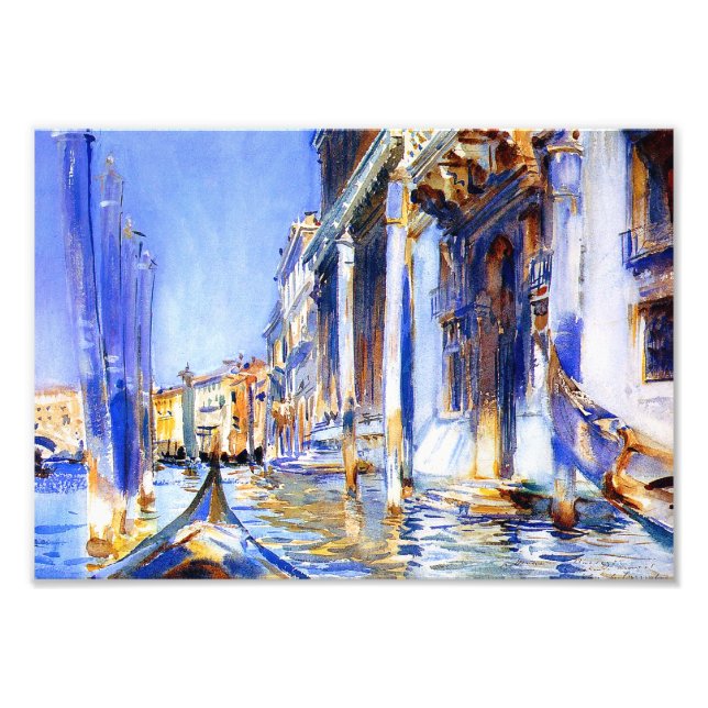 John Singer Sargent Rio dell’Angelo Venice Print (Front)