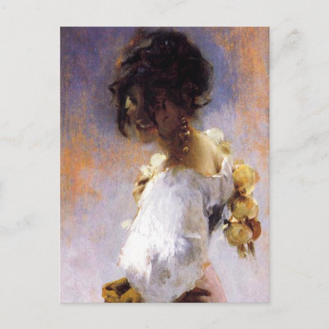 John Singer Sargent Rosina Postcard (Front)