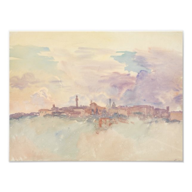 John Singer Sargent - Siena Photo Print (Front)