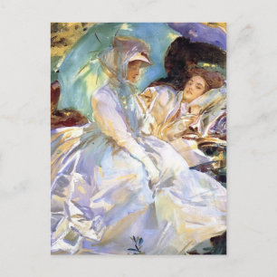 John Singer Sargent- Simplon Pass. Reading Postcard