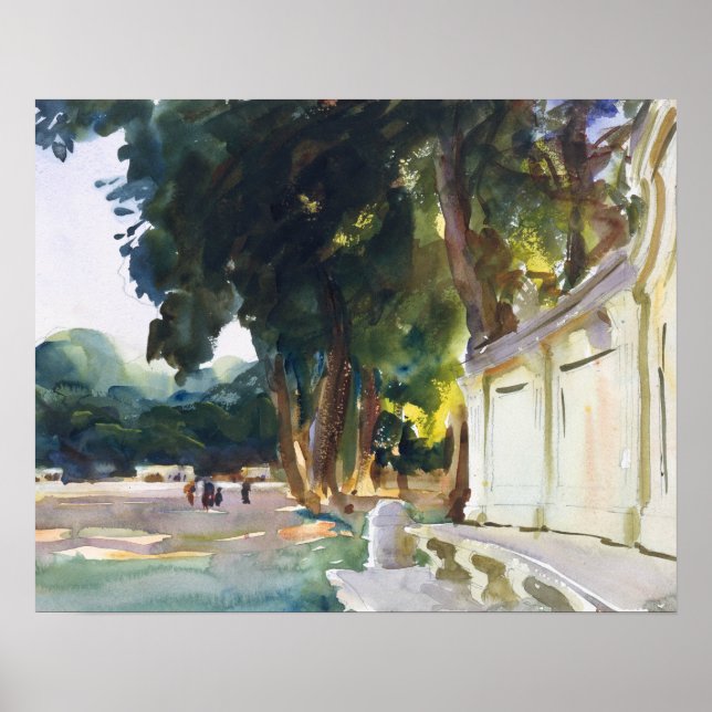 John Singer Sargent - Spanish Midday, Aranjuez Poster (Front)