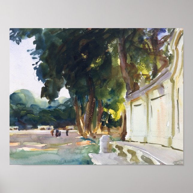 John Singer Sargent - Spanish Midday, Aranjuez Poster (Front)