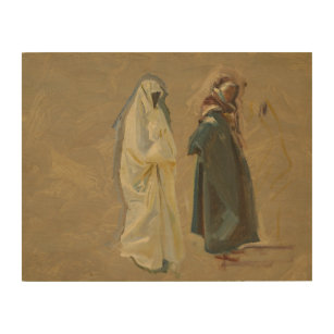 John Singer Sargent - Study of Two Bedouins Wood Wall Art