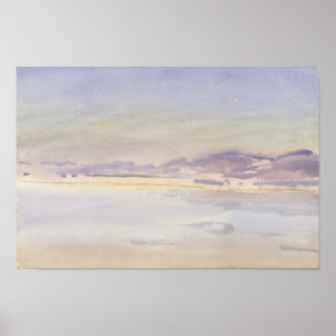 John Singer Sargent - Sunset at Sea Poster