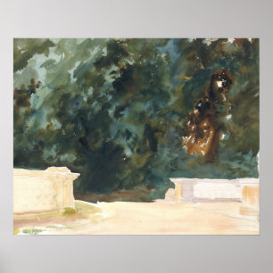 John Singer Sargent - Terrace and Gardens Poster