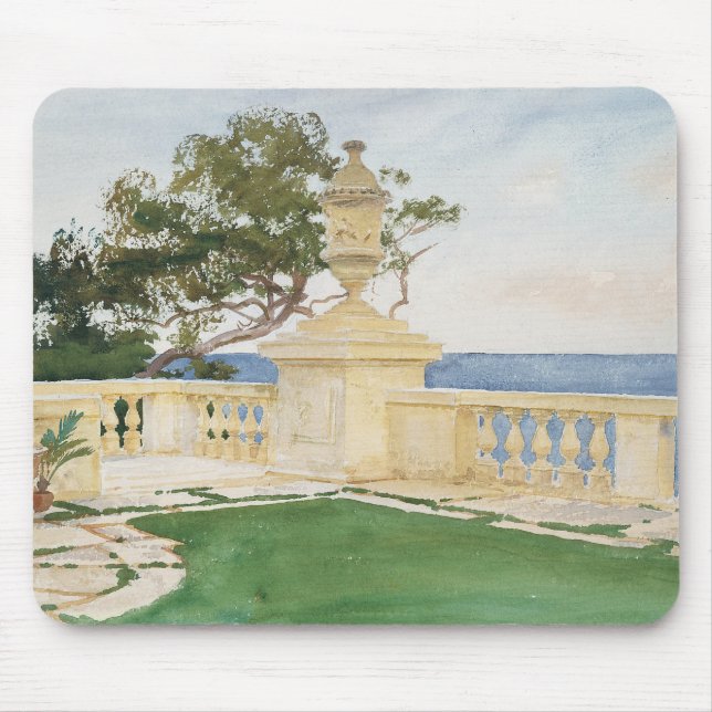John Singer Sargent - Terrace, Vizcaya Mouse Mat (Front)