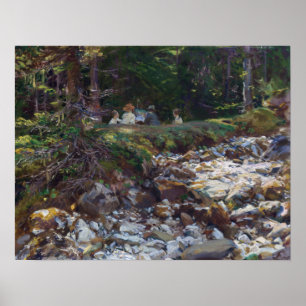 John Singer Sargent The Master and His Pupils Poster