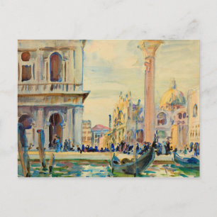 John Singer Sargent - The Piazzetta Postcard