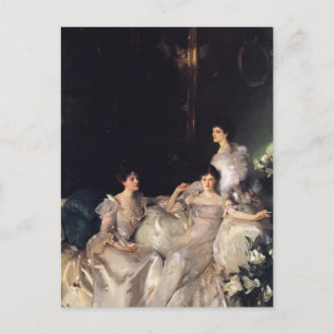 John Singer Sargent- The Wyndham Sisters Postcard