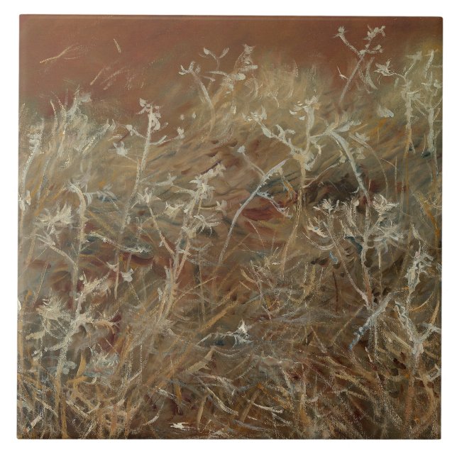 John Singer Sargent - Thistles Tile (Front)