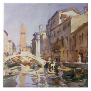 John Singer Sargent - Venetian Canal Tile