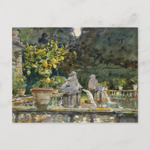 John Singer Sargent - Villa di Marlia, Lucca Postcard