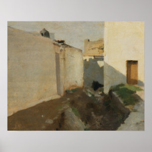 John Singer Sargent - White Walls in Sunlight Poster
