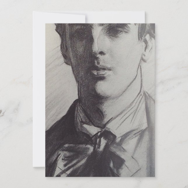 John Singer Sargent: William Butler Yeats Invitation (Front)