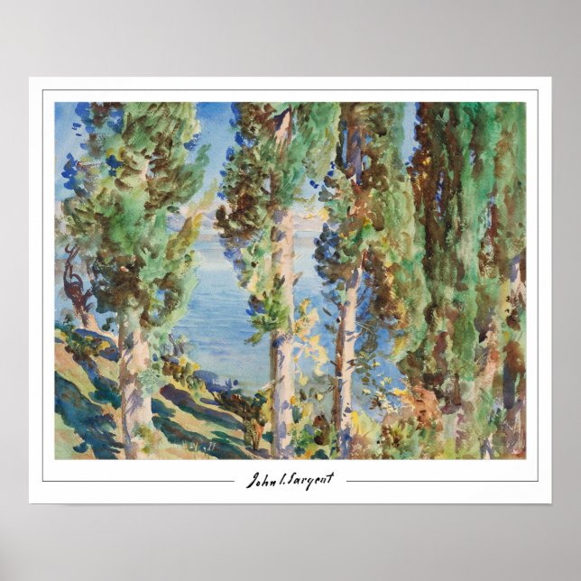 John Singer Sargent Zedign Art Poster #11 (Front)