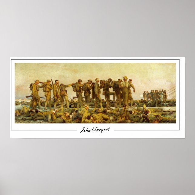 John Singer Sargent Zedign Art Poster #15-2 (Front)