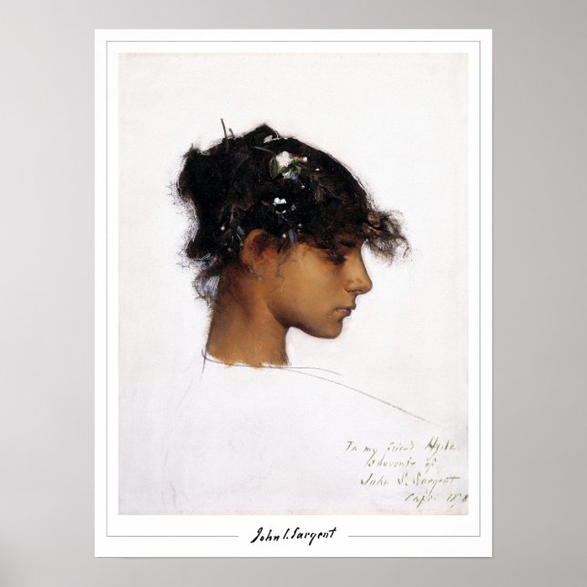 John Singer Sargent Zedign Art Poster #2 (Front)
