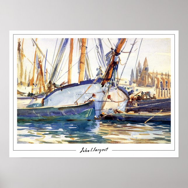 John Singer Sargent Zedign Art Poster #204 (Front)