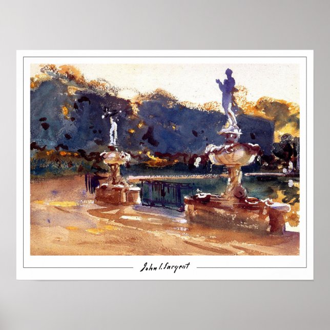 John Singer Sargent Zedign Art Poster #227 (Front)