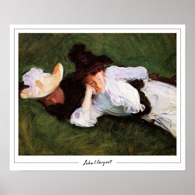John Singer Sargent Zedign Art Poster #31 (Front)