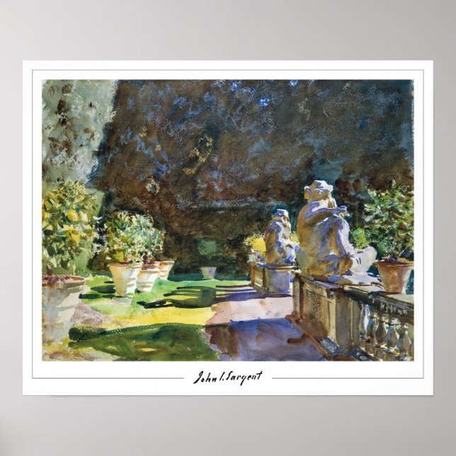 John Singer Sargent Zedign Art Poster #3-2 (Front)