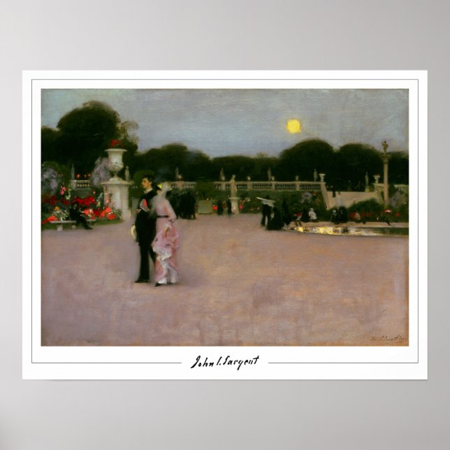 John Singer Sargent Zedign Art Poster #5-2 (Front)