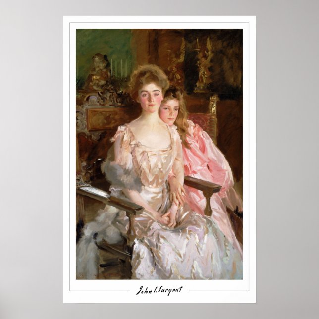 John Singer Sargent Zedign Art Poster #8-2 (Front)
