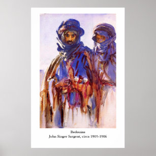 John Singer Sargent's Bedouins Poster