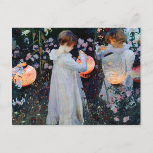 John Singer Sargent's Carnation, Lily, Lily, Rose Postcard