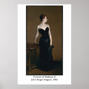 John Singer Sargent's Portrait of Madame X Poster