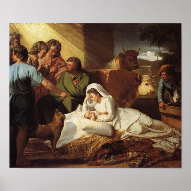 JOHN SINGLETON COPLEY-THE NATIVITY-PRINT POSTER (Front)