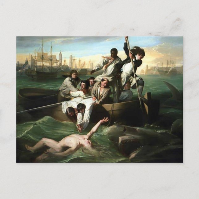 John Singleton Copley- Watson and the Shark Postcard (Front)