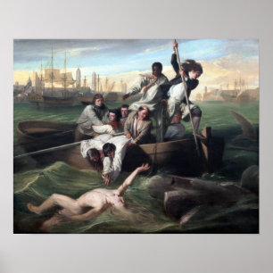 John Singleton Copley Watson and the Shark Poster