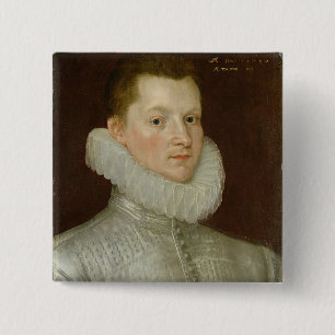 John Smythe of Ostenhanger (now Westenhanger) Kent 15 Cm Square Badge