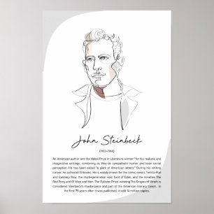 John Steinbeck Poster