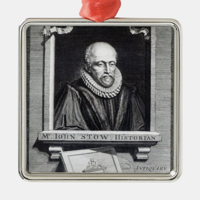 John Stow Metal Tree Decoration (Front)