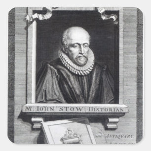 John Stow Square Sticker
