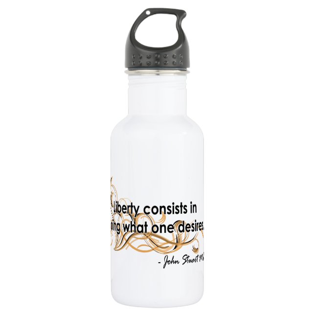 John Stuart Mill 532 Ml Water Bottle (Front)