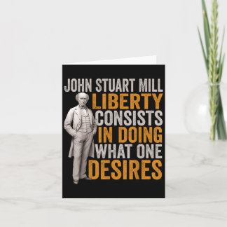 John Stuart Mill Philosopher Quote Philosophy Stud Card