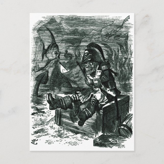 John Tenniel: Davy Jones Locker Postcard (Front)